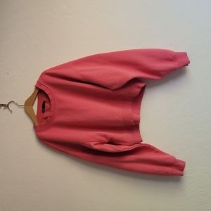 Zara Pink Crop Sweatshirt